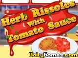 Rissoles with Tomato Sauce