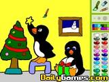 Penguins Christmas Eve