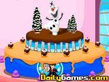 Frozen Olaf Birthday Cake