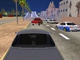Car Crash Test Abandoned City