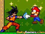 DBZ Goku vs Mario Bros