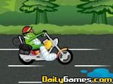 Frog motorbike game