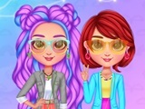 Rainbow Girls Neon Fashion